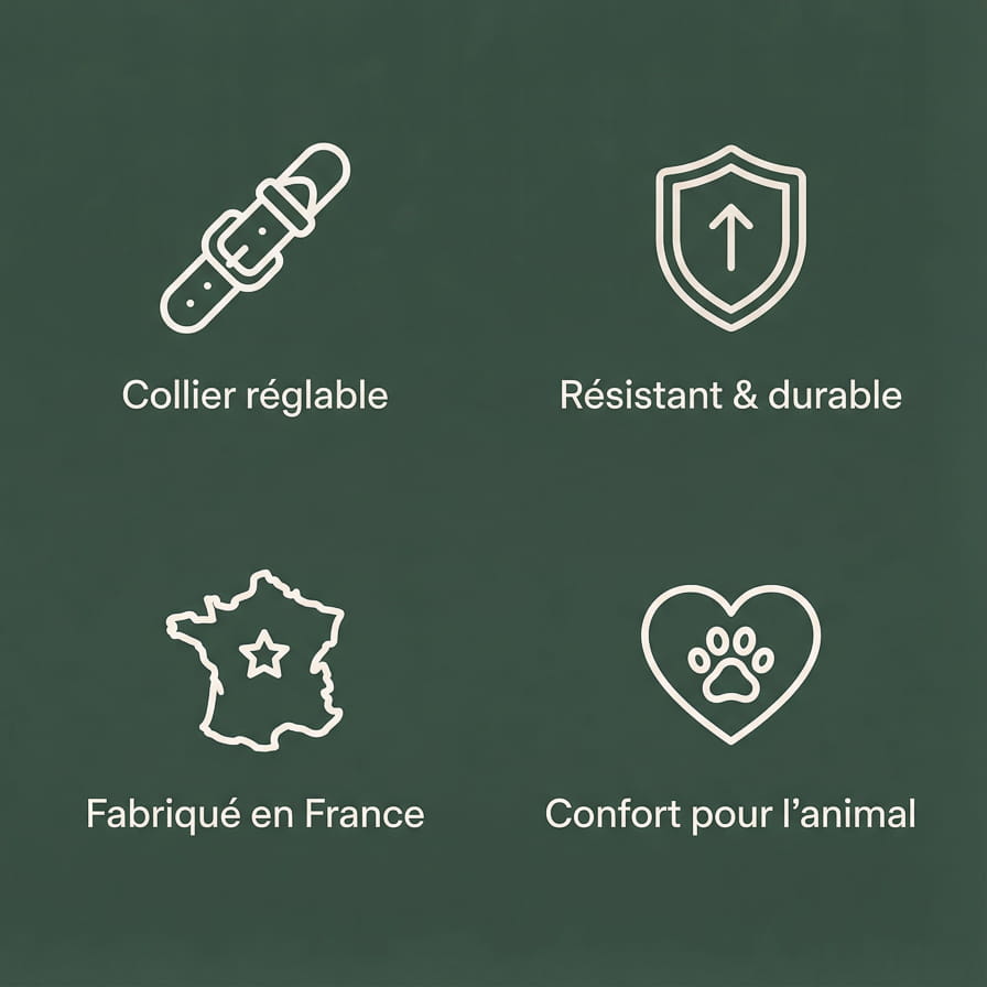 Pack Duo - Colliers personnalisés unique pour chien avec leurs noms (x2)